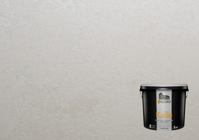 Kolle (Колле) современная венецианская штукатурка. Серебро