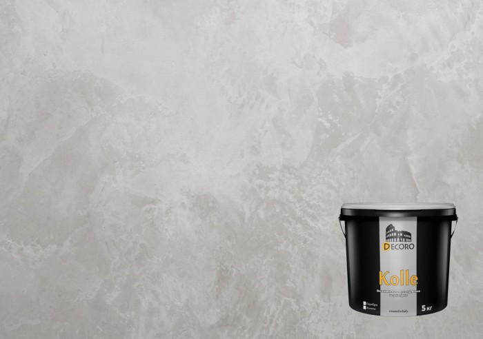 Kolle (Колле) современная венецианская штукатурка. Белое золото
