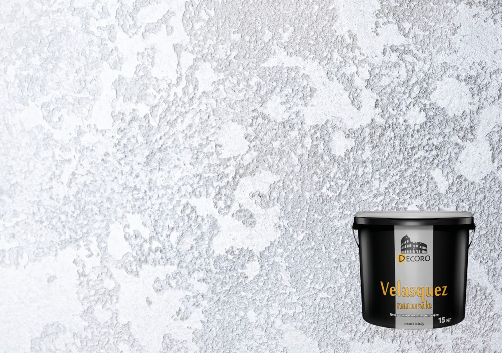 Velasquez naturale (Веласкес натурале) известковая штукатурка "Марморин" создает благородную фактуру, имитирующую мрамор, гранит